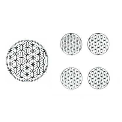 Aufkleber Set Blume des Lebens